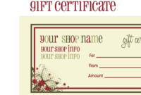 Printablechristmasgiftcertificatetemplate Massage Certificate… | Free intended for Simple Free Spa Gift Certificate Templates For Word