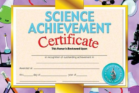 Printer-Compatible Certificates & Awards, Science For Unique Science in Science Achievement Certificate Template Ideas