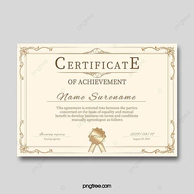Qualification Certificate Template | Best Creative Template Design for Amazing Qualification Certificate Template