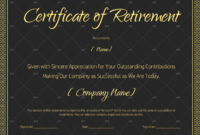 Retirement Certificate Templates For Doc - Gct inside Fantastic Retirement Certificate Template
