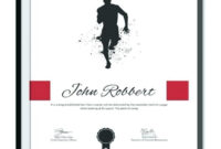 Running Certificate Template - Carlynstudio throughout Finisher Certificate Template