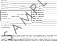 Sample Dj Contract – Free Printable Documents with regard to Dj Contract Agreement Template