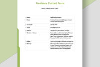 Sample Freelance Agreement Template [Free Pdf] – Word | Apple Pages for New Freelance Bookkeeping Contract Template