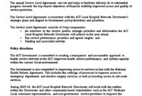 Sample Service Level Agreement Template | Service Level Agreement intended for Managed Service Provider Contract Template