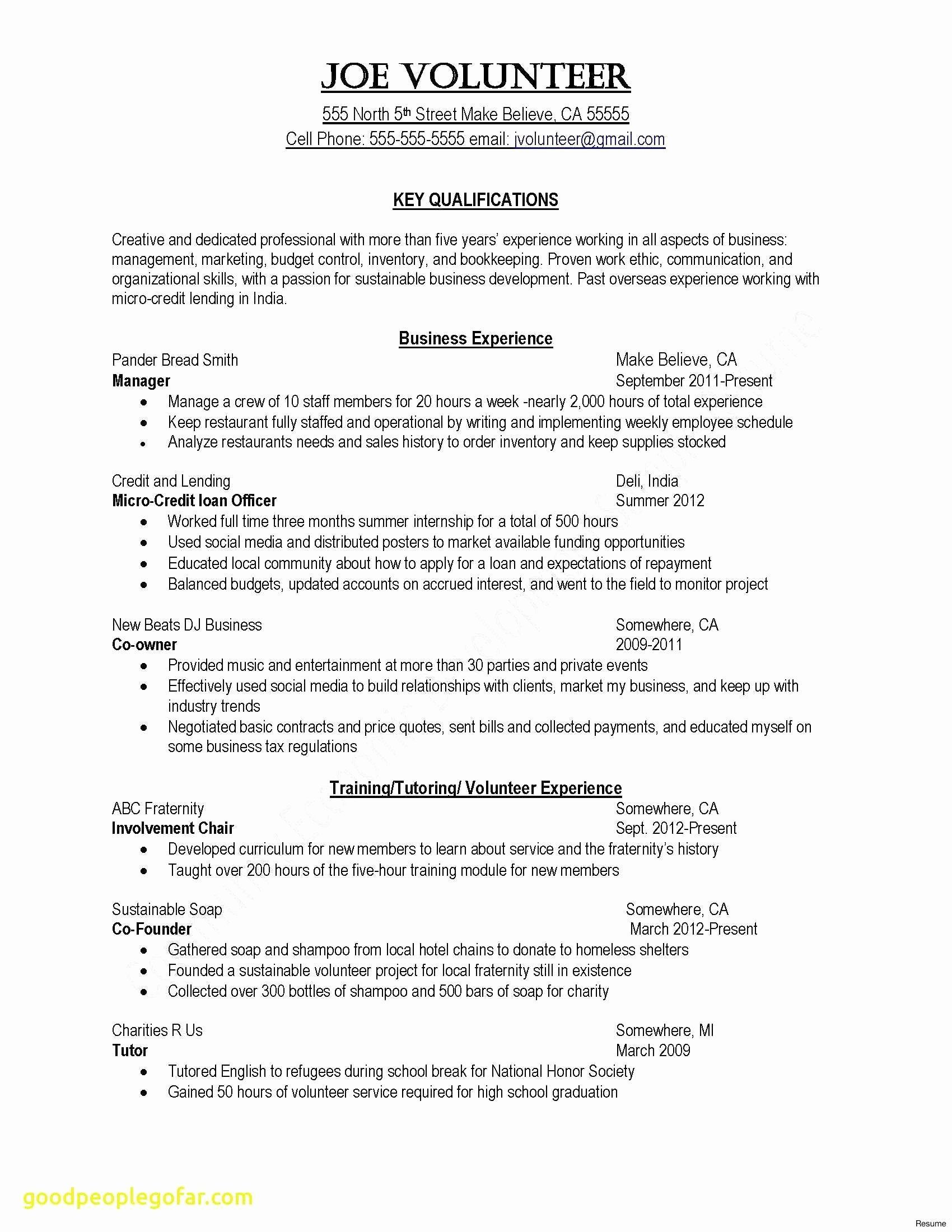 Sample Statement Of Qualifications For State Of California - Resume Layout with regard to Personal Statement Of Qualifications Template