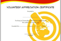 Samples Of Volunteer Certificate Templates In 2021 | Certificate in New Volunteer Certificate Template