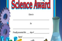 Science Award Certificateschool Specialty Publishing Https://Www within Free Science Award Certificate Templates