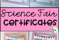 Science Fair Certificates (Editable) | Science Fair, Elementary Science within New Science Fair Certificate Templates