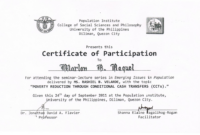 Seminar Certificate Format Toha With Regard To Certificate Of with regard to Awesome Certificate Of Participation In Workshop Template