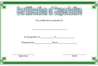 Senior Superlative Certificate Free Printable (3Rd Version within Superlative Certificate Template