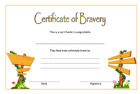 Simple Bravery Certificate Template 7 Funny Ideas throughout Bravery Certificate Template 7 Funny Ideas