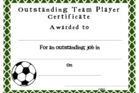 Soccer Award Certificates Template inside New Football Certificate Template