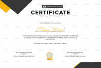 Soccer Excellence Certificate Design Template In Psd, Word within Soccer Certificate Templates For Word