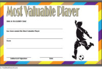 Soccer Mvp Certificate Template With Epic School Football Player Award inside New Youth Football Certificate Templates