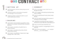 Social Media Contract For Kids – Imom inside Fresh Parent Student Contract Template