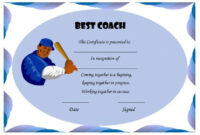 Softball_Coach1_Certificate | Certificate Templates, Certificate pertaining to Awesome Softball Certificate Templates Free