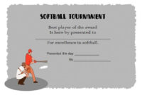 Softball_Tounament _Certificate | Certificate Templates, Softball inside Awesome Softball Certificate Templates Free