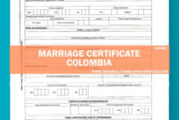 Spanish Marriage Certificate Translation Template For $15 throughout Marriage Certificate Translation From Spanish To English Template