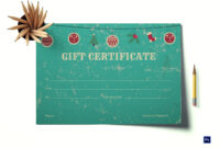 Special Christmas Gift Certificate Template In Adobe Photoshop intended for Fresh Gift Certificate Template Photoshop