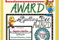 Spelling Bee Certificate Template Free Download - Clipart Best for Fantastic Spelling Bee Award Certificate Template