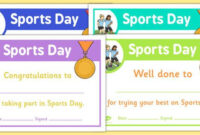 Sports Day Effort Certificates | Sports Day Certificates, Certificate with regard to Sports Day Certificate Templates Free