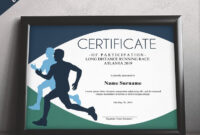 Sports Editable Certificate Template Editable Running Award | Etsy pertaining to Fresh Running Certificate Templates