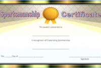 Star Sportsmanship Certificate Template Free 5 | Certificate Templates with Baby Shower Game Winner Certificate Templates