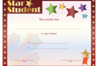 Star Student Certificate Template Download Printable Pdf | Templateroller inside Star Student Certificate Template