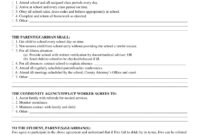 Student Attendance Contract Examples - 9+ Templates In Pdf | Examples with Student Academic Contract Template