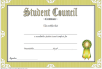 Student Council Certificate Template - 8+ Professional Ideas inside Fantastic School Promotion Certificate Template 7 New Designs Free