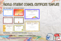 Student Council Certificate Template Free Download | Certificate for Student Council Certificate Template