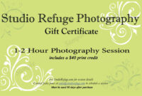 Studio Refuge Photography Blog: Atlanta Photography | Mother&amp;#039;S Day Gift in Photoshoot Gift Certificate Template