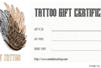 Tattoo Certificates: Top 7+ Cool Free Templates | Templates Printable with Fascinating Tattoo Certificates Top 7 Cool Free Templates