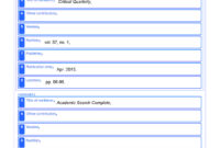 Template - Mla Citations - Library At Columbus State Community College within End User Statement Template