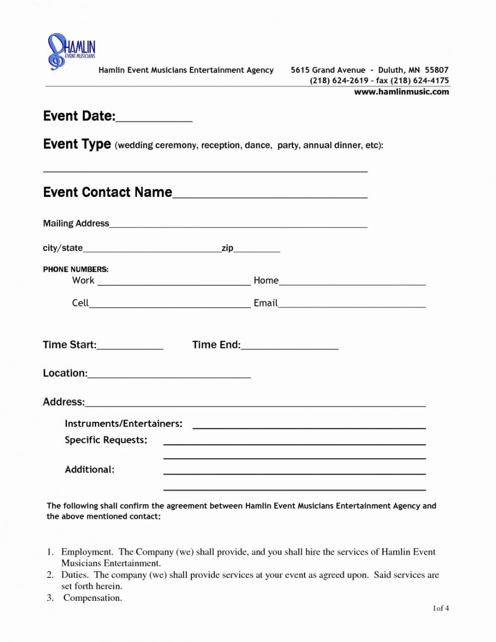 Template Venue Rental Agreement Savethemdctrails Intended For Venue inside Wedding Venue Contract Template