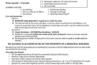 Templates Financial – Templates Hunter | Room Rental Agreement, Halls pertaining to New Hall Rental Agreement Contract