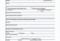 Temporary Employee Contract Template with Temporary Worker Contract Template
