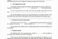 Temporary Employment Contract Template Awesome 15 Useful Sample inside Free Temporary Worker Contract Template