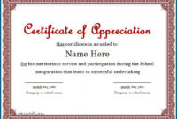 The Charming 009 Printable Certificate Of Appreciat… | Certificate Of inside Free Free Template For Certificate Of Recognition