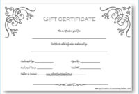 The Excellent 016 Gift Receiptte Example Elegant Google Doc… In 2020 for Photoshoot Gift Certificate Template