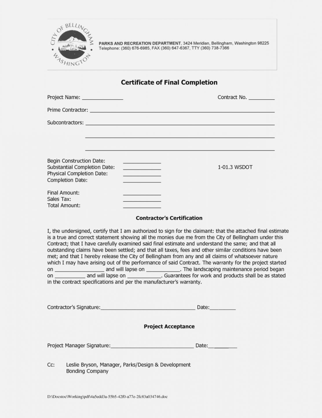 The Interesting Roofing Certificate Of Completion Template - Yatay for Certificate Of Substantial Completion Template