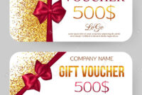 The Terrific Gift Voucher Template. Golden Design For Gift Certificate with regard to Fresh Magazine Subscription Gift Certificate Template