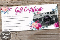 This Item Is Unavailable | Etsy | Photography Gift Certificate Template in Fresh Photography Gift Certificate