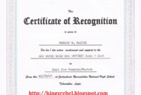 Tidbits And Bytes: Certificate Of Recognition – Science Quiz Bee Founder within Free 6 Printable Science Certificate Templates