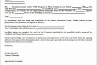 Transfer Of Business Ownership Agreement Template Awesome Lease with regard to Change Of Contractor Letter Template