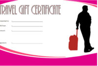 Travel Gift Certificate Editable [10+ Modern Designs] intended for Travel Gift Certificate Templates