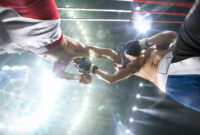 Two Professionl Boxers Are Fighting On Arena Stock Photo©103Tnn with regard to Fascinating Afl Player Contract Template