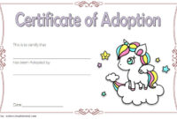 Unicorn Adoption Certificate Templates [7+ Wonderful Designs Free] throughout Unicorn Adoption Certificate Templates