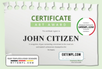 Usa Art Award Certificate Template In Word And Pdf Format | Certificate inside Awesome Art Award Certificate Template