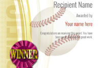Use Free Baseball Certificate Templates -Awardbox throughout Baseball Award Certificate Template